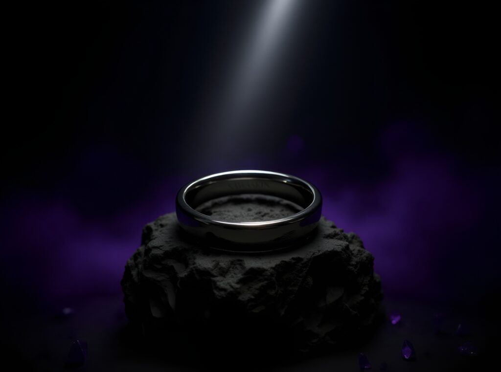SAWAAKIN Tantalum Ring 6mm-cave-4:3